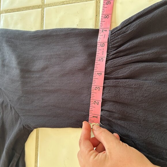 Lane Bryant Black Boho Bell Sleeve Whimsigoth Blouse – Size 20 - Picture 14 of 15